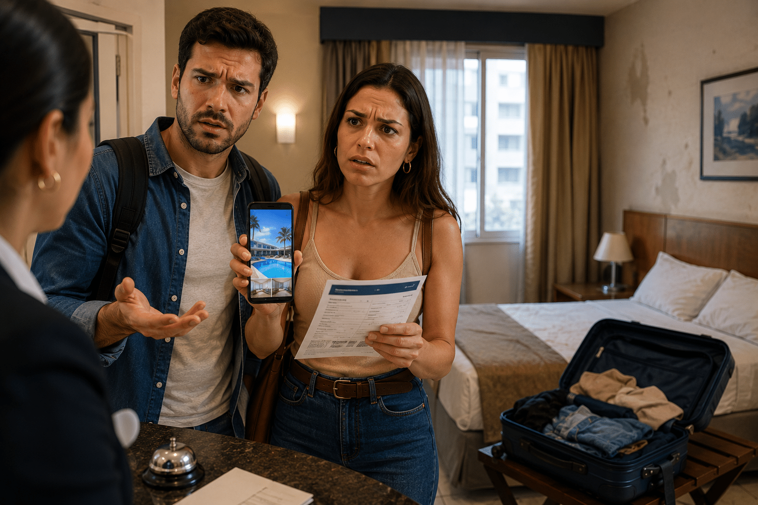 hotel diferente do anunciado